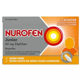 NUROFEN Junior 60 mg supposte, 10 pz