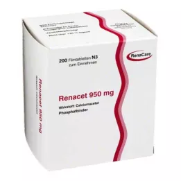 RENACET compresse rivestite con film da 950 mg, 200 pz