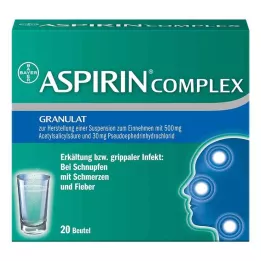 ASPIRIN COMPLEX Btl.m.Gran.z.Herst.e.Susp.z.Einn., 20 pz