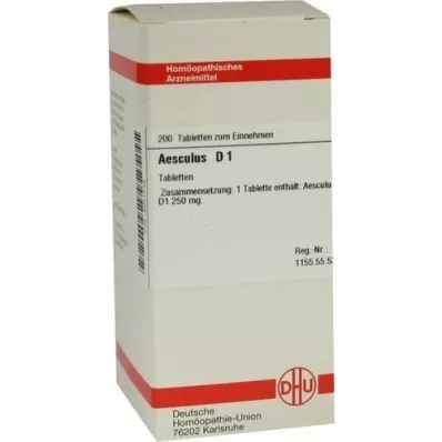 AESCULUS D 1 compresse, 200 pz AESCULUS D 1 compresse, 200 pz
