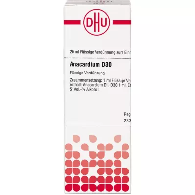Anacardium D30, 20 ml Anacardium D30, 20 ml