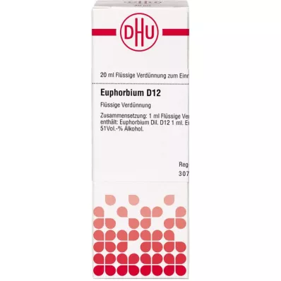 EUPHORBIUM D 12 Diluizione, 20 ml EUPHORBIUM D 12 Diluizione, 20 ml