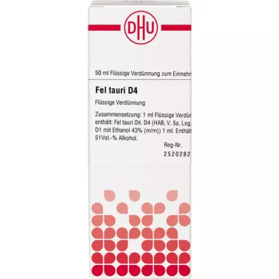 Fel Tauri D 4, 50 ml