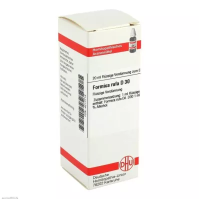 FORMICA RUFA Diluizione D 30, 20 ml FORMICA RUFA Diluizione D 30, 20 ml