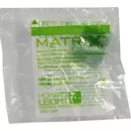 HOWARD Tappi per le orecchie verdi Leight Matrix,pz