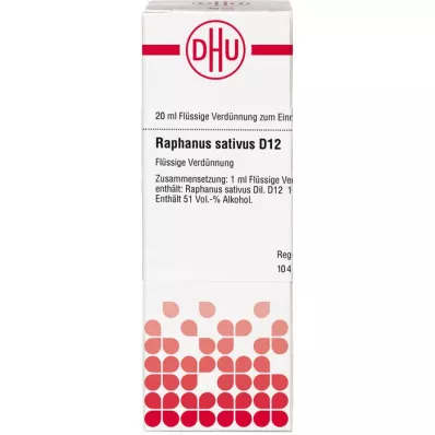 Raphanus sativus D12, 20 ml Raphanus sativus D12, 20 ml