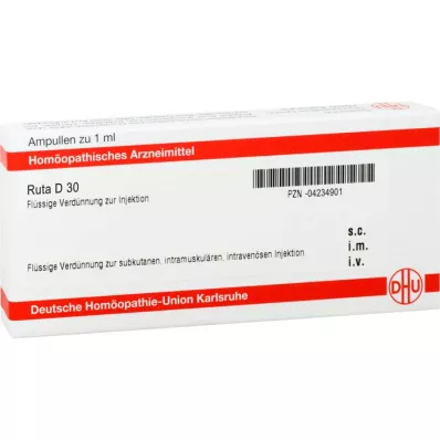 RUTA D30, 10x1 ml RUTA D30, 10x1 ml