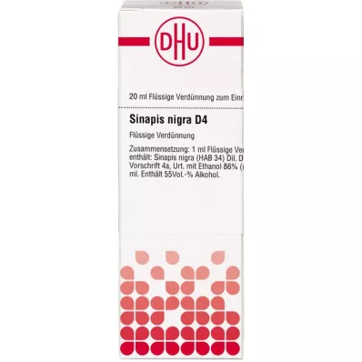 SINAPIS NIGRA D 4 Diluizione, 20 ml SINAPIS NIGRA D 4 Diluizione, 20 ml