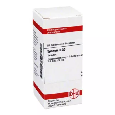 SPONGIA D 30 compresse, 80 pz