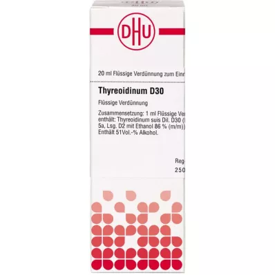 THYREOIDINUM Diluizione D 30, 20 ml THYREOIDINUM Diluizione D 30, 20 ml