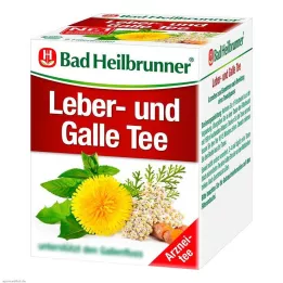 BAD HEILBRUNNER Bustine filtro per tè fegato e galla, 8X1,75 g