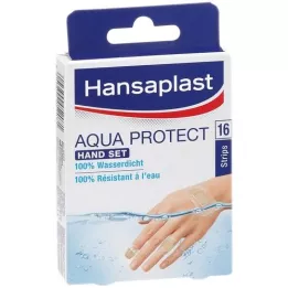 Hansaplast Aqua protegga il set a mano, 16 pz