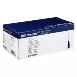 STERICAN Cannule 23 Gx3 1/5 0,6x80 mm, 100 pz