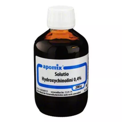 SOLUTIO IDROSSICHINA. 0,4%, 200 ml SOLUTIO IDROSSICHINA. 0,4%, 200 ml