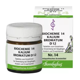 BIOCHEMIE 14 Kalium bromatum D 12 compresse, 80 pz