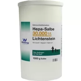 HEPA SALBE 30.000 cioè Lichtenstein, 1000 g