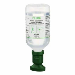 Soluzione per lavaggio oculare Plum Nacl con vaschetta per gli occhi, 500 ml