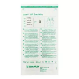 VASCO OP Guanti Sensitive sterili senza polvere taglia 6.0, 2 pz