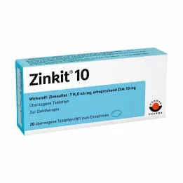 ZINKIT 10 compresse rivestite, 20 pz