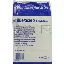 COMPRINET Benda forte 35 lunghezza coscia taglia 3, 1 pezzo