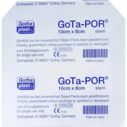 Cerotto per ferite Gota-Por sterile 80x100 mm, 1 pz