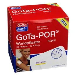 Cerotto per ferite Gota-Por sterile 80x100 mm, 50 pezzi