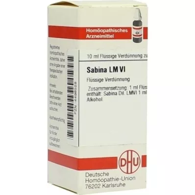 LM Sabina VI, 10 ml LM Sabina VI, 10 ml