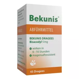 BEKUNIS Bisacodyl Dragees 5 mg compresse gastroresistenti, 45 pz