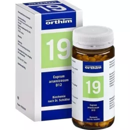 BIOCHEMIE Orthim 19 Cuprum arsenicosum D 12 compresse, 400 pz