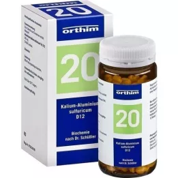 BIOCHEMIE Orthim 20 Potassio Aluminum.sulfur.d 12 Tabl., 400 pz