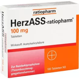 Herzass-ratiopharm 100 mg compresse, 100 pz