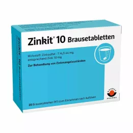 ZINKIT 10 compresse effervescenti, 20 pz