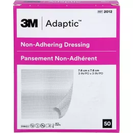 ADAPTIC Medicazione umida per ferite 7,6x7,6 cm 2012DE, 50 pz