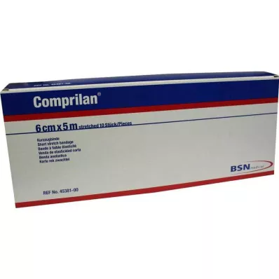 COMPRILAN elast.binde 6 cmx5 m, 10 pz
