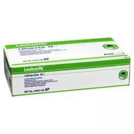 LEUKOSILK 1,25 cmx5 m, 24 pezzi