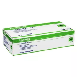 LEUKOSILK 1,25 CMX9.2 M, 24 pz