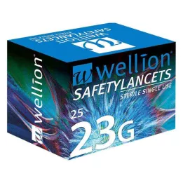 WELLION SafeTrilance 23 g di sicurezza Orologio., 25 pz
