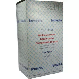 MULLKOMPRESSEN 10x20 cm sterile 12 veli 17 veli, 50 pz