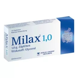MILAX 1.0 supposte, 10 pz