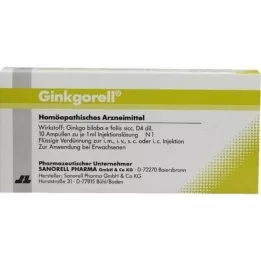 GINKGORELL ampoule, 10x1 ml