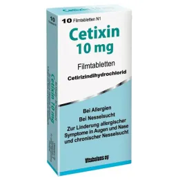Cetixin 10 mg compresse rivestite con film, 10 pz