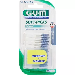 GUM Picks Soft X-Large, 40 pz