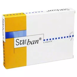 SCARBAN Medicazione in silicone leggero 5x7,5 cm, 2 pz