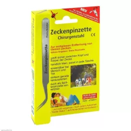 ZECKENPINZETTE Acciaio chirurgico, 1 pezzo