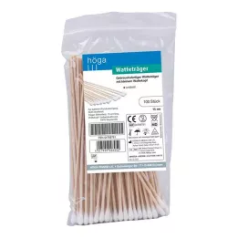 WATTETRÄGER 15 cm con piccola testa di cotone, 100 pz