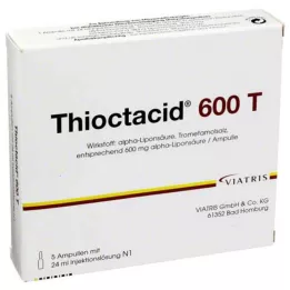 THIOCTACID 600 T soluzione iniettabile, 5X24 ml