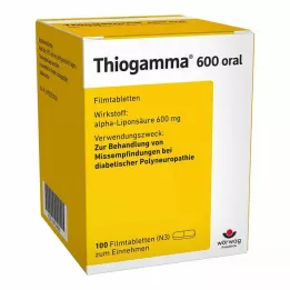 THIOGAMMA 600 compresse rivestite con film orale, 100 pz