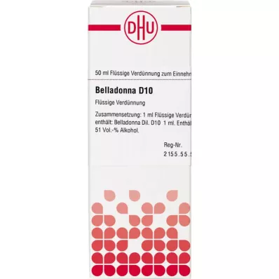 BELLADONNA D 10 Diluizione, 50 ml BELLADONNA D 10 Diluizione, 50 ml