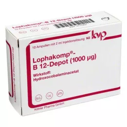 LOPHAKOMP B 12 Depot 1000 μg soluzione iniettabile, 10X2 ml
