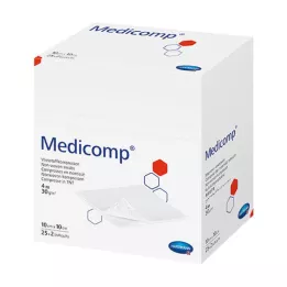 MEDICOMP Tessuto non tessuto comp. non sterile 10x10 cm 4 strati, 100 pz